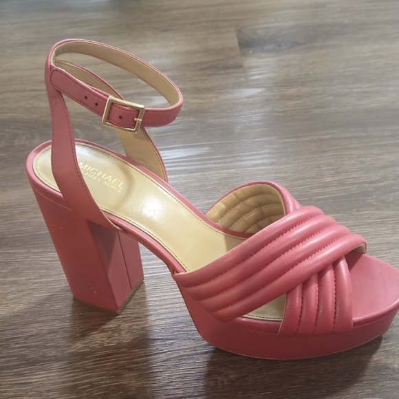 MICHAEL Michael Kors Royce Quilted Leather Platform Sandal main image 4